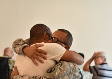 Friends and Family Bid Farewell to the 215th MP Company