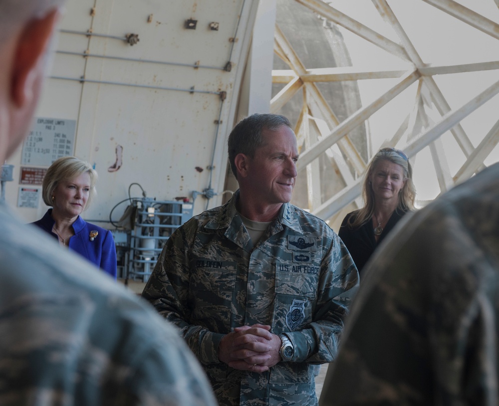 Air Force Chief of Staff Gen. Dave Goldfein visits Kadena Airmen