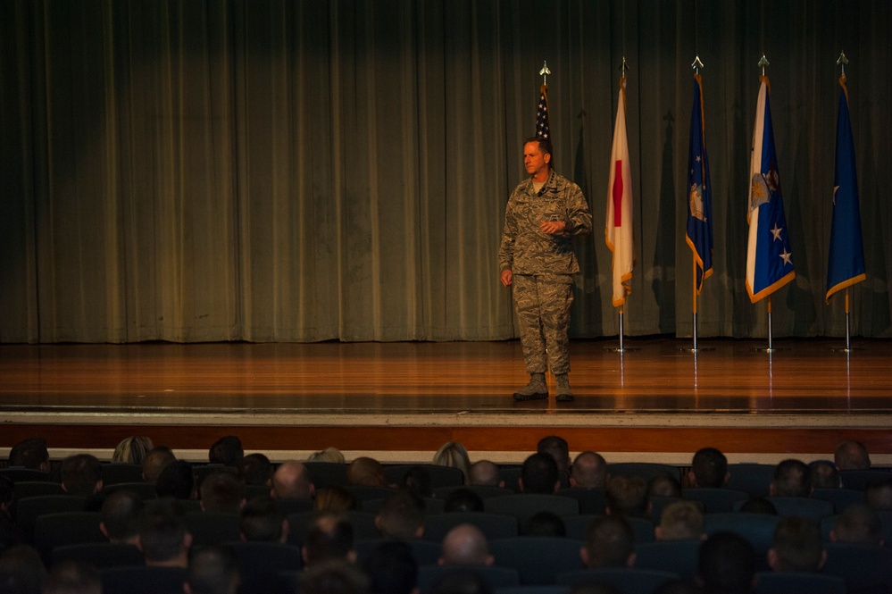 Air Force Chief of Staff Gen. Dave Goldfein visits Kadena Airmen