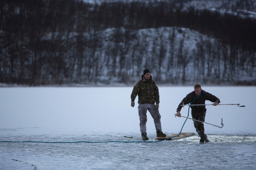 U.S. Marines in Norway prepare to conduct cold weather operations