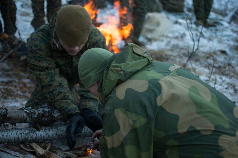 U.S. Marines in Norway prepare to conduct cold weather operations