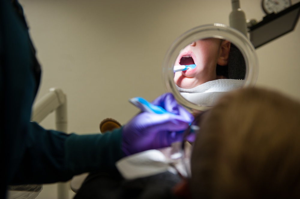 Little teeth, big smile: children visit dental