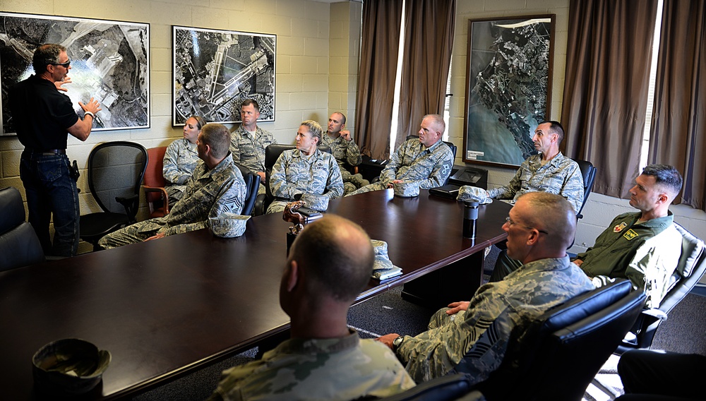 9th AF leaders visit JBLE