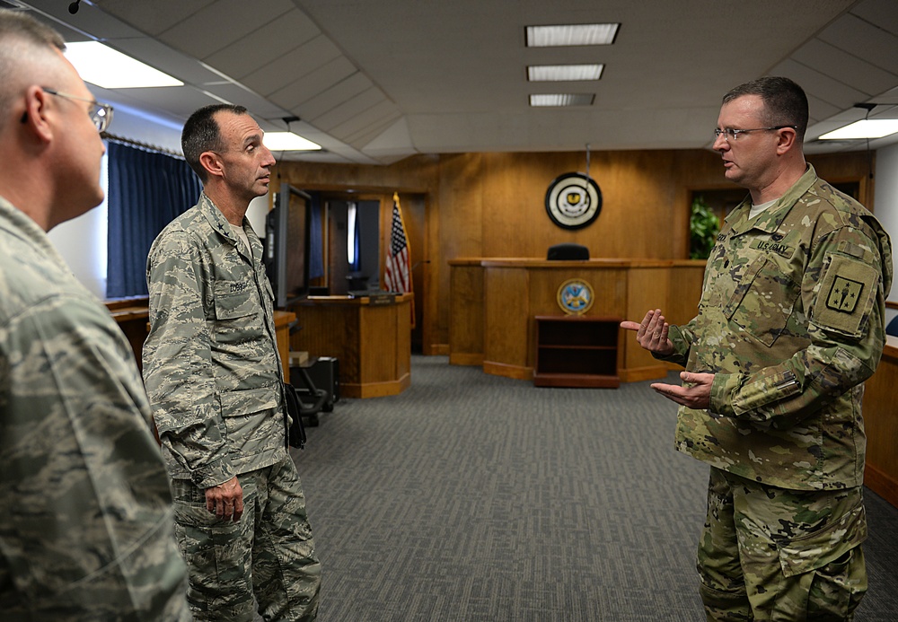 9th AF leaders visit JBLE