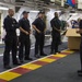 USS Zumwalt Sailors participate in small arms training