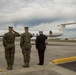 SECNAV arrival on MCAS New River