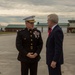 SECNAV arrival on MCAS New River