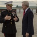 SECNAV arrival on MCAS New River