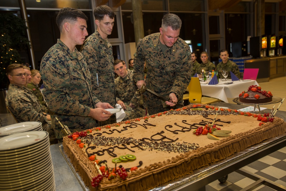 U.S. Marines in Norway celebrate 241st birthday