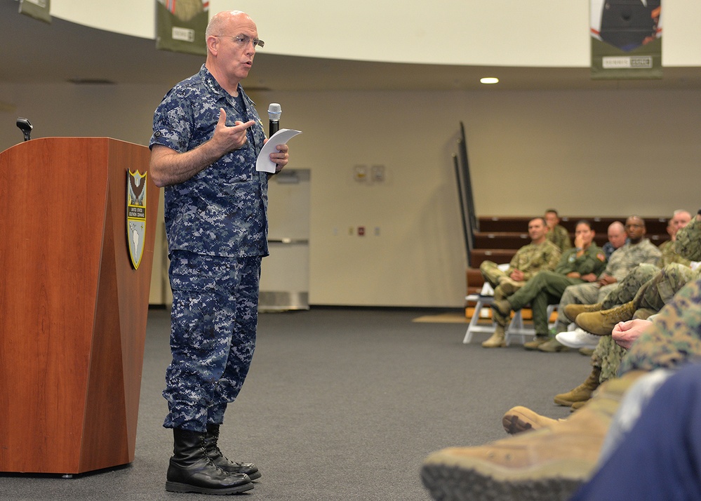 Adm. Tidd addresses U.S. Southern Command staff