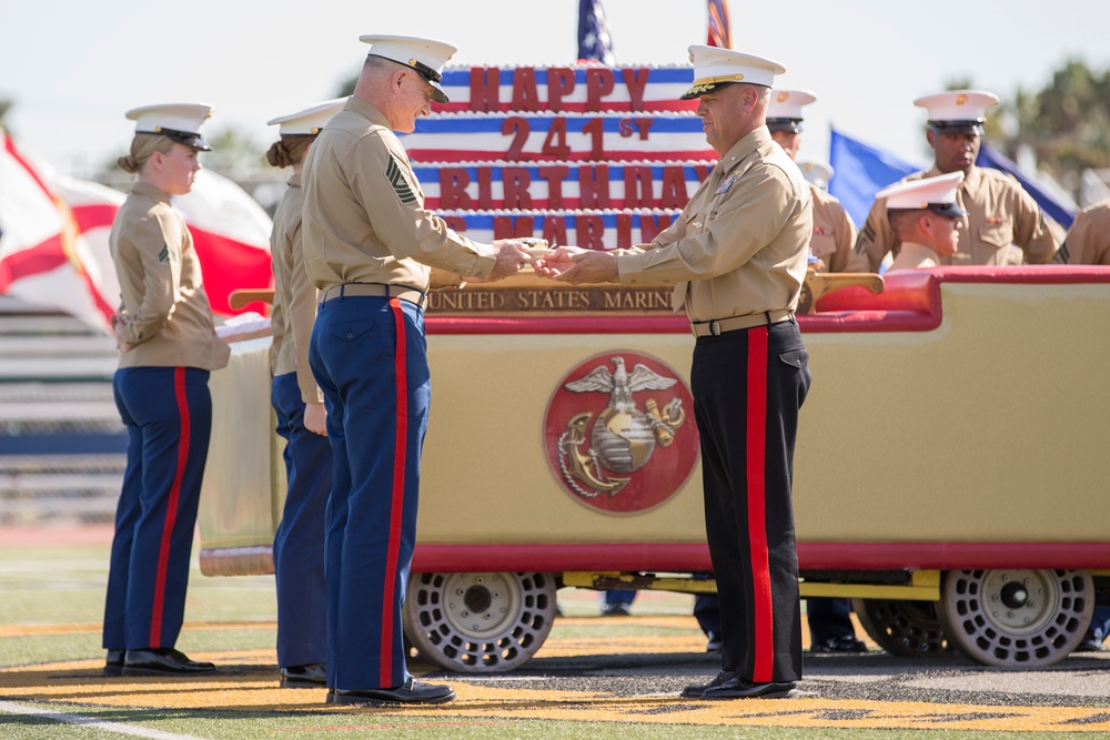 241st Marine Corps Birthday Ceremony Camp Pendleton