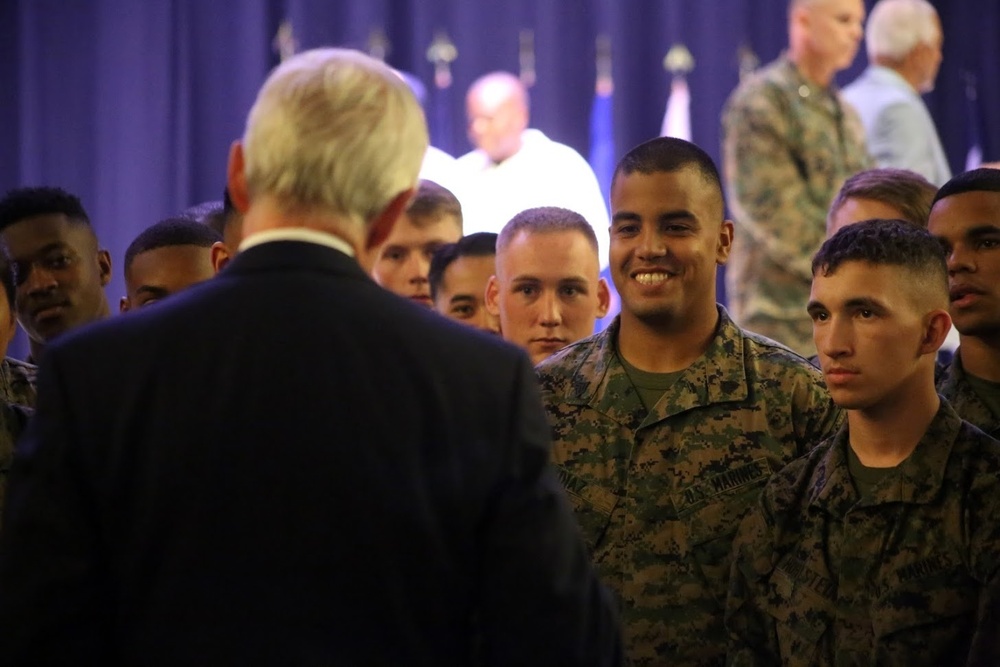 Secretary of the Navy names Navy Destroyer after first African-American Marine aviator and general officer