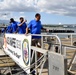 University of Kansas Jayhawks Men's Basketball Tour USS Chafee during ESPN Armed Forces Classic