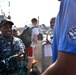 University of Kansas Jayhawks Men's Basketball Tour USS Chafee during ESPN Armed Forces Classic