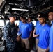 University of Kansas Jayhawks Men's Basketball Tour USS Chafee during ESPN Armed Forces Classic