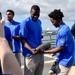 University of Kansas Jayhawks Men's Basketball Tour USS Chafee during ESPN Armed Forces Classic