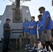 University of Kansas Jayhawks Men's Basketball Tour USS Chafee during ESPN Armed Forces Classic