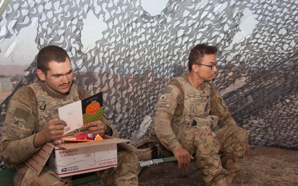 Platoon Assembly Area 14 firing line