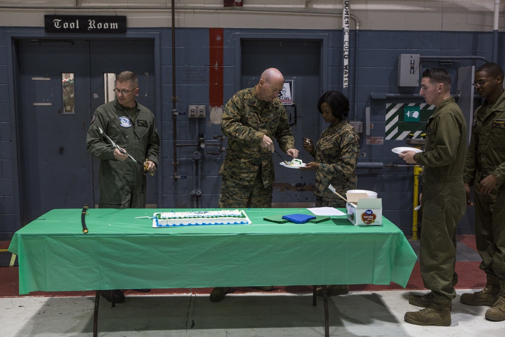 VMAQ-4 Cake Cutting Ceremony