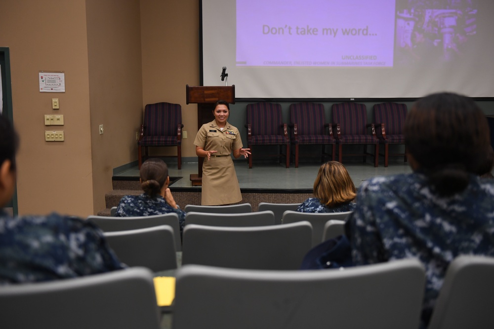 NAVSTA Mayport Enlisted Women in Submarines Presentation