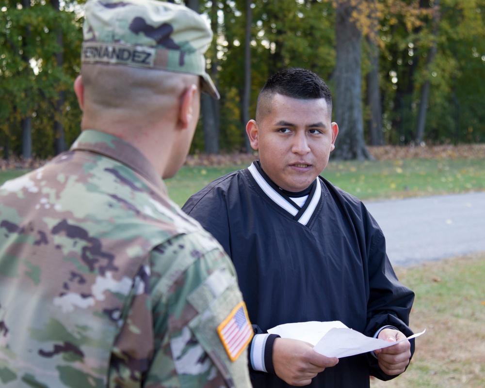 Recruit Sustainment Program training at Camp Smith