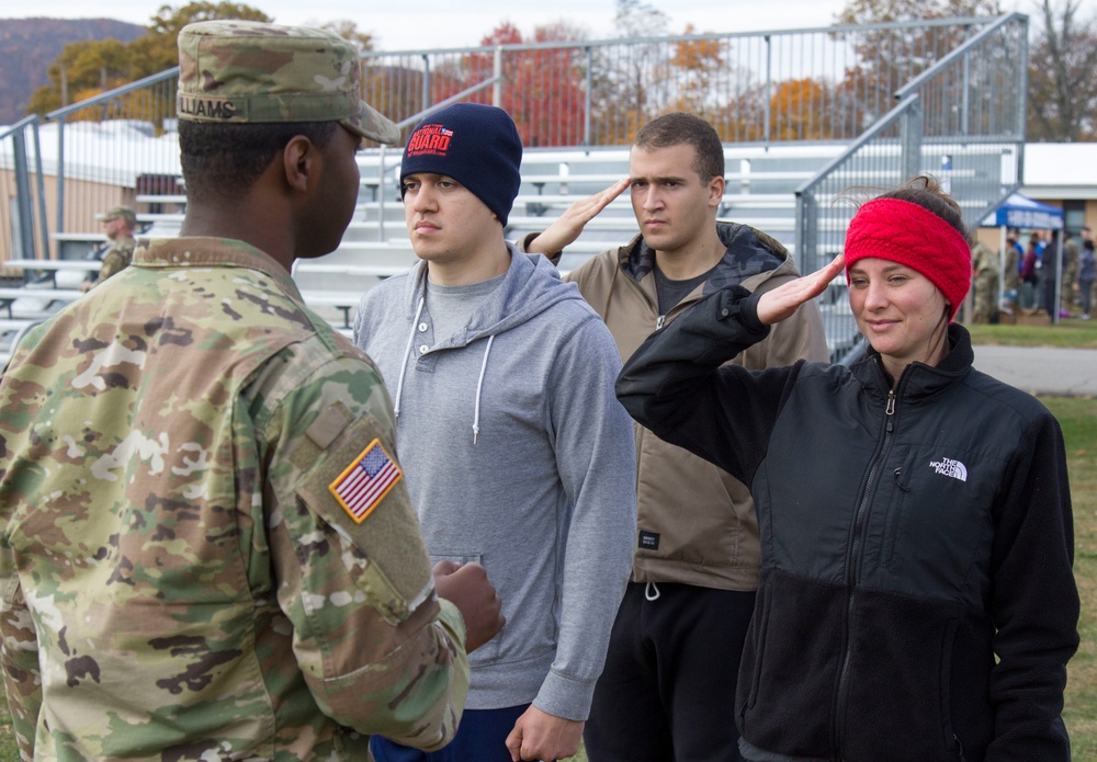 Recruit Sustainment Program training at Camp Smith