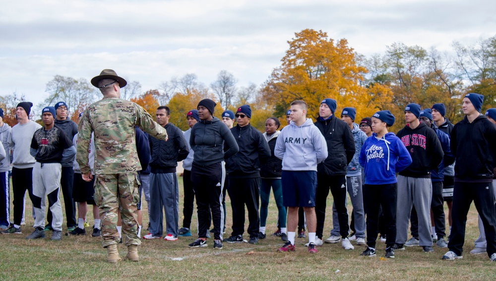 Recruit Sustainment Program training at Camp Smith