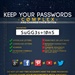 eep your passwords complex