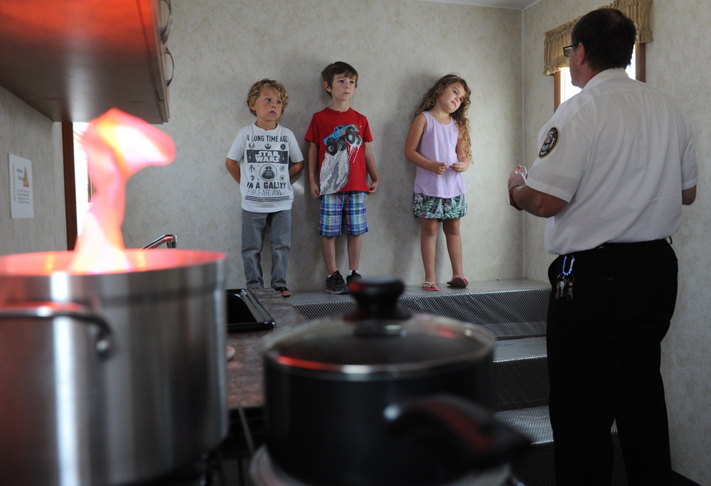 Keesler participates during Fire Prevention Week