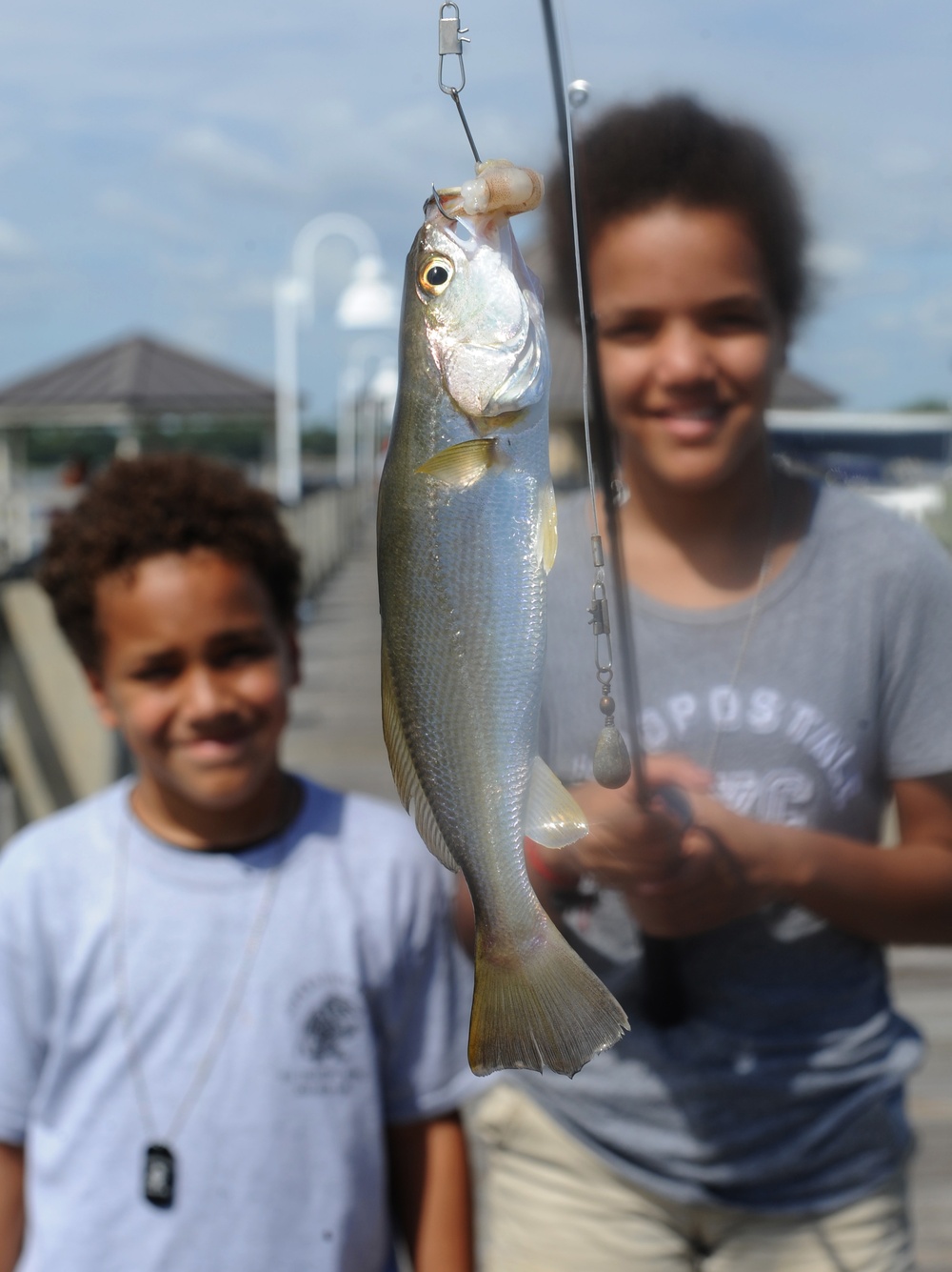 Kids get hooked on fishing