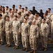 22nd MEU Marines Celebrate Birthday aboard USS Wasp