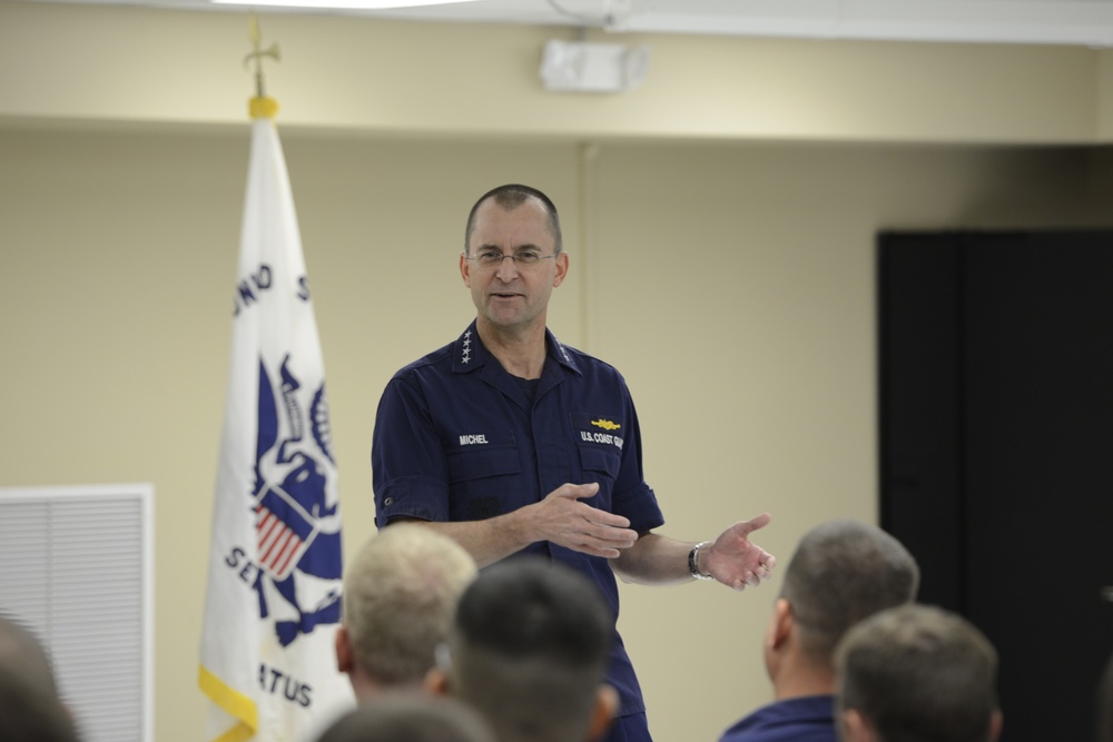 Vice Commandant, Admiral Charles D. Michel, vists Aviation Training Center Mobile