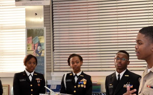 IW Student Returns to High School NJROTC