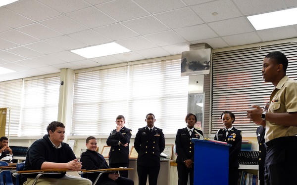 IW Student Returns to High School NJROTC