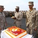 22nd MEU Marines Celebrate Birthday aboard USS Wasp