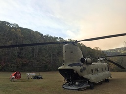 South Carolina National Guard fights wildfires in Pickens County
