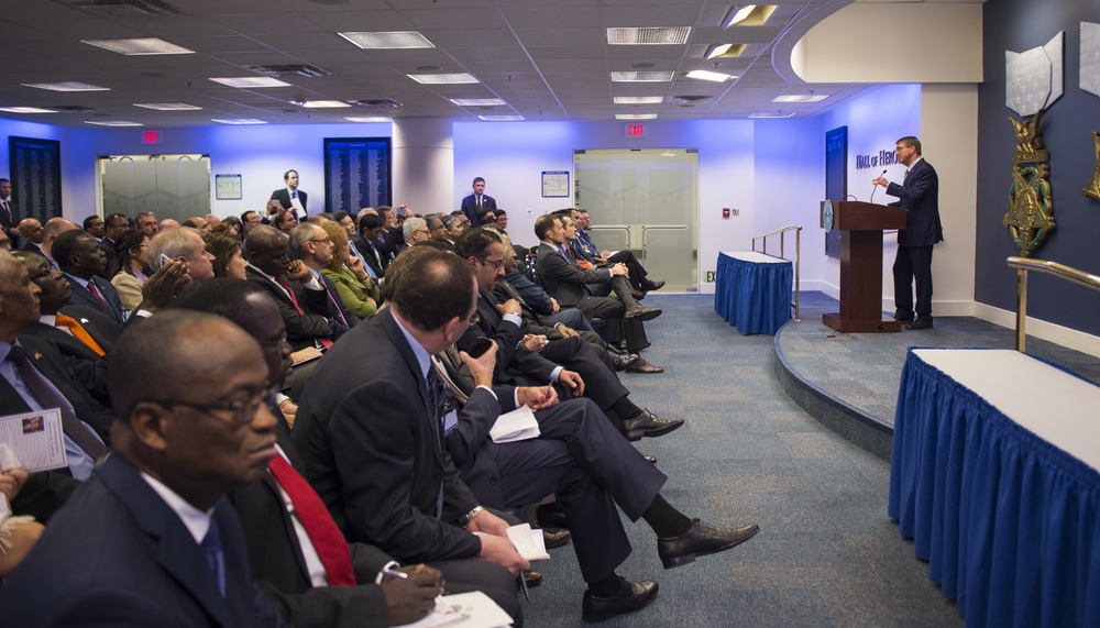 SD speaks at state diplomatic corps briefing