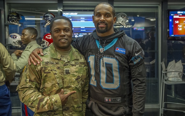 Panthers and servicemembers go head to head in virtual challenge