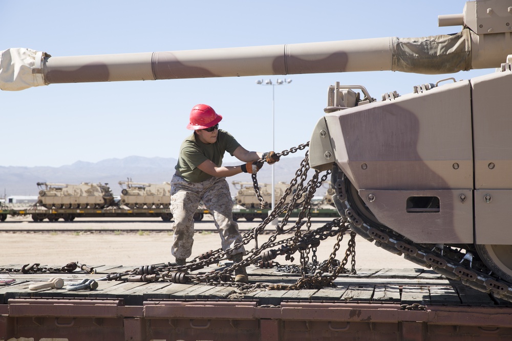Railhead Operations at MCLB Barstow: a full service operation