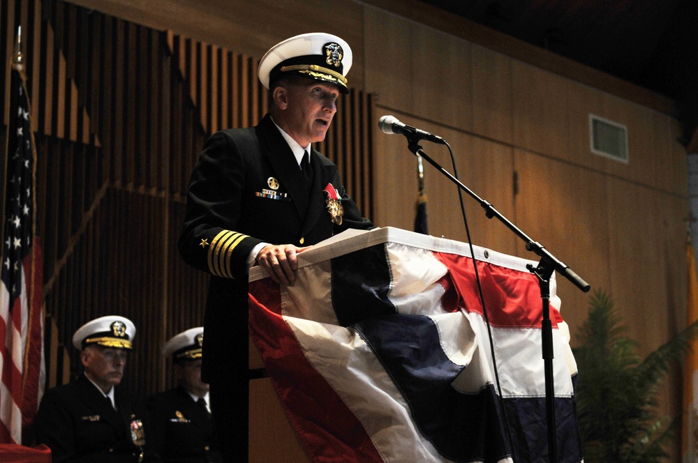 USS Ohio (B) Conducts Change of Command Ceremony