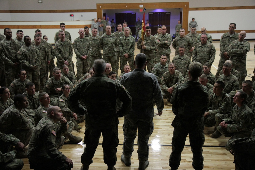 169th Field Artillery Brigade Departure Ceremony