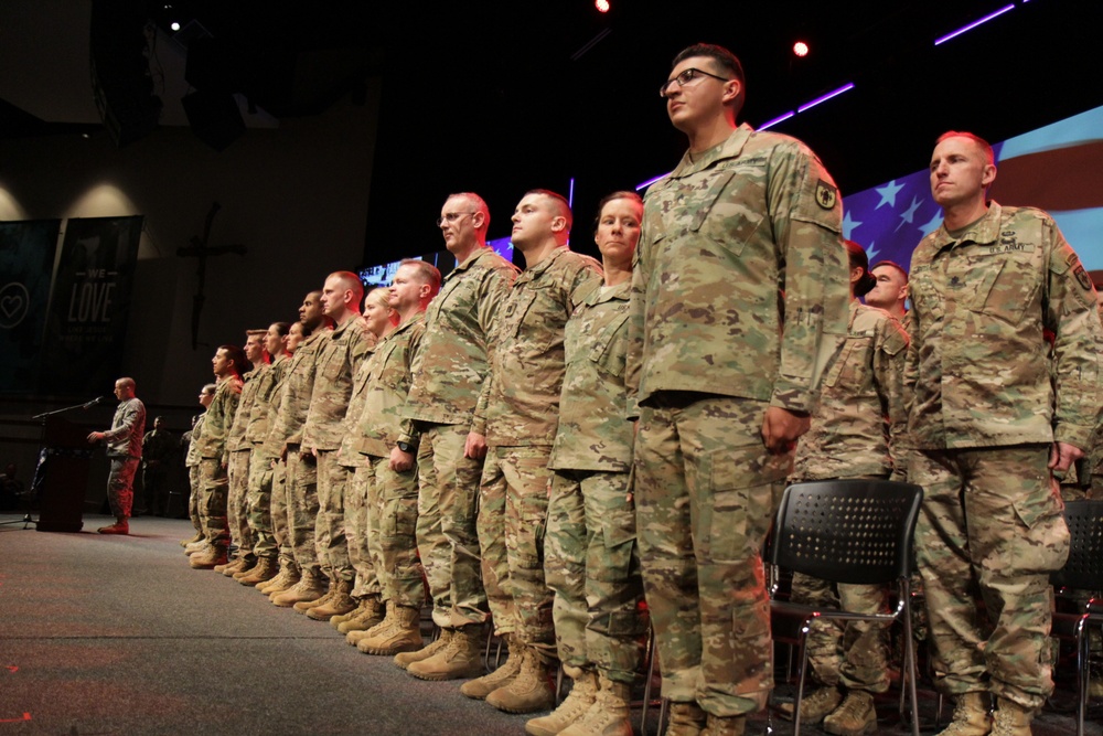 169th Field Artillery Brigade Departure Ceremony