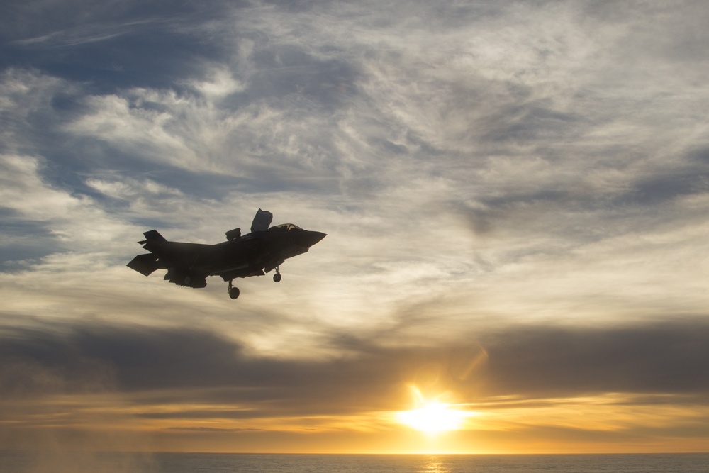 F-35B Lightning II Conducts Operations Aboard USS America (LHA 6)
