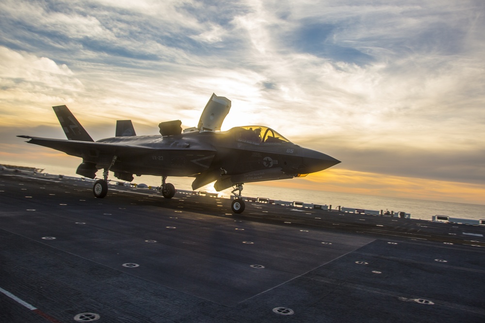 F-35B Lightning II Conducts Operations Aboard USS America (LHA 6)