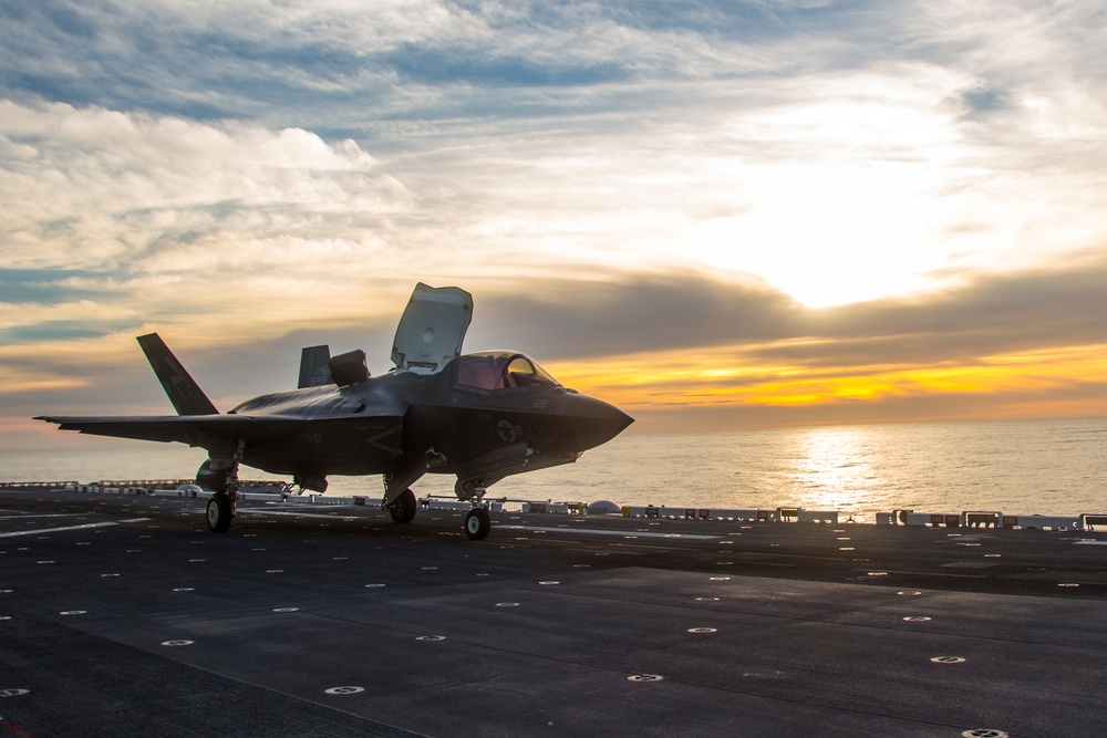 F-35B Lightning II Conducts Operations Aboard USS America (LHA 6)