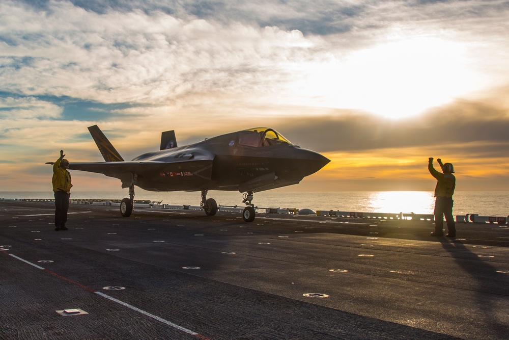F-35B Lightning II Conducts Operations Aboard USS America (LHA 6)