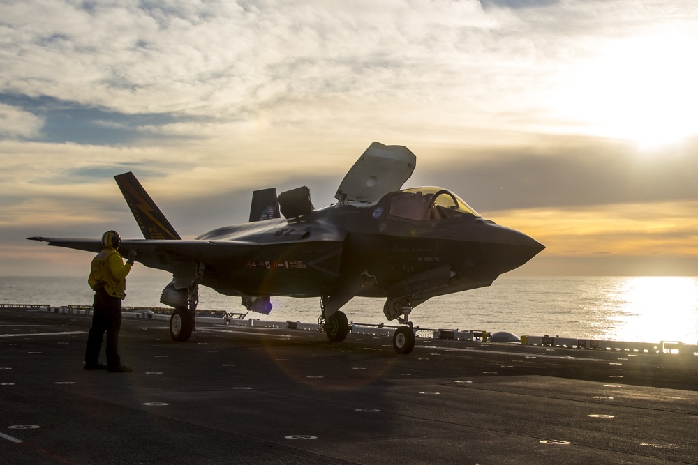 F-35B Lightning II Conducts Operations Aboard USS America (LHA 6)