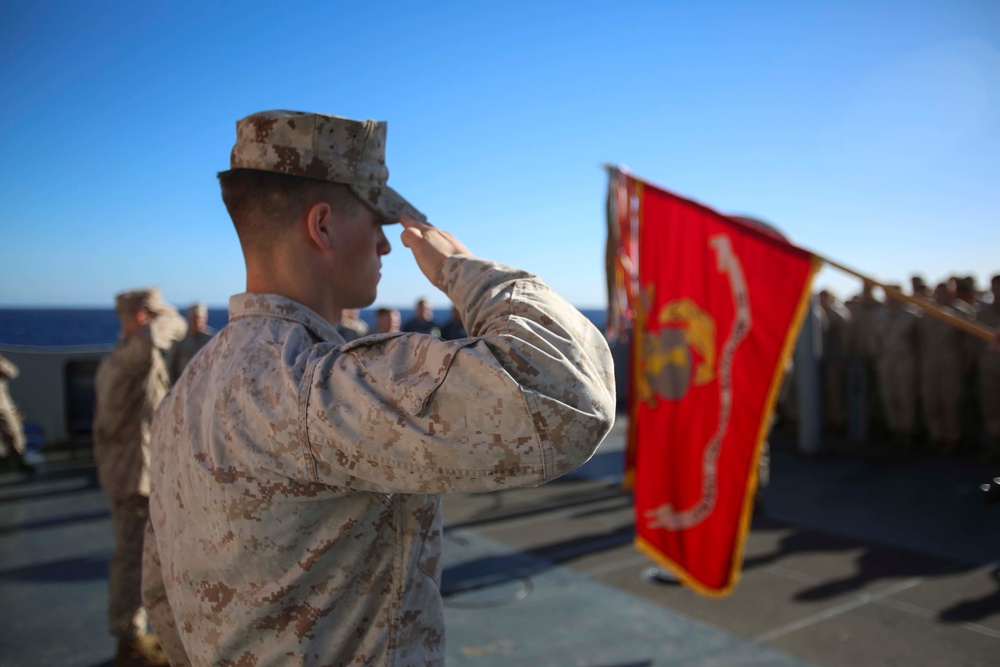 22nd MEU 241st Marine Corps' Birthday Celebration