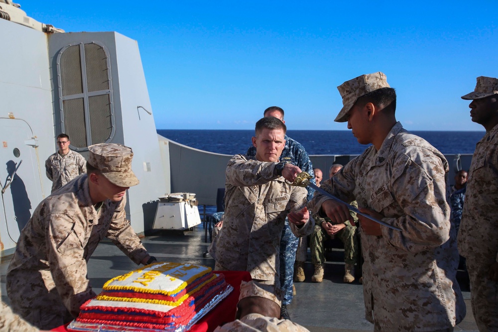 22nd MEU 241st Marine Corps' Birthday Celebration