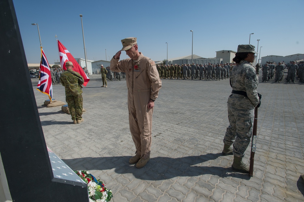 380 AEW gathers with Coalition partners to remember, honor veterans